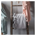 Pom Pom Throw Grey-abc