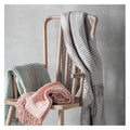 Linear Pleat Throw Silver 1300x1800mm-abc