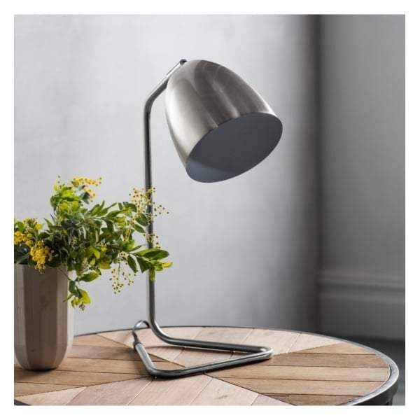 Downey Table Lamp Brushed Nickel 475mm-abc