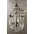 Belljar 18" In Brass Metal W/ Leaf Cut-abc