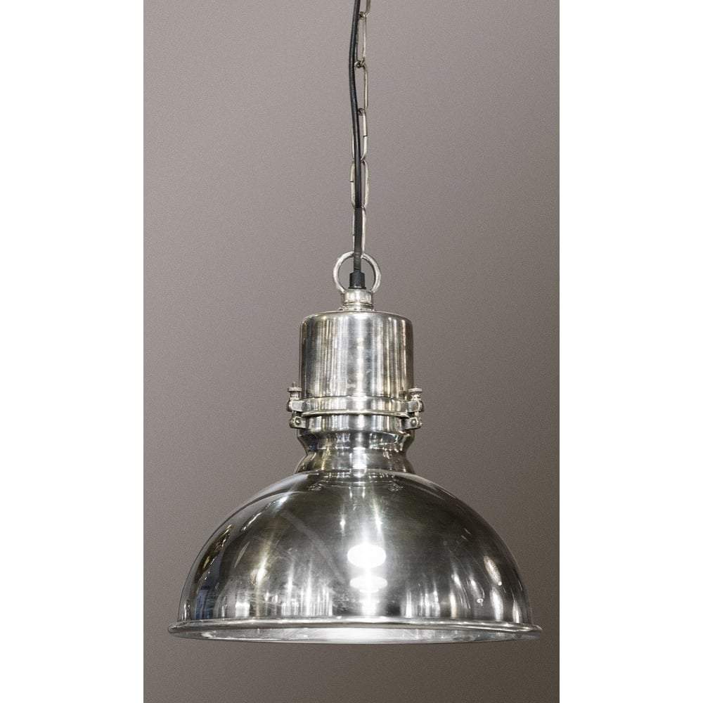 Augusta Large Hanging Lamp in Silver-abc