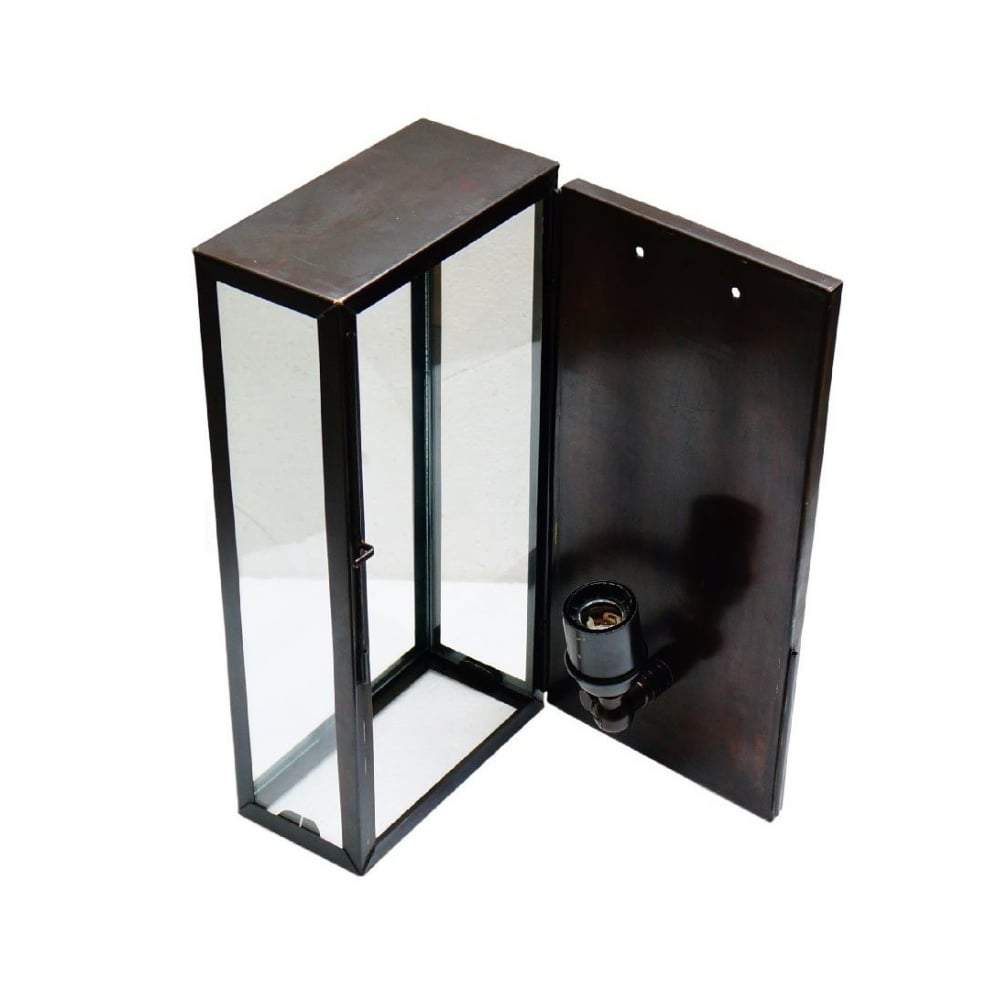 Goodman Lantern Wall Lamp in Black-abc