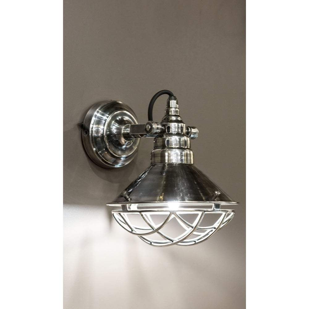 Twain Wall Lamp in Silver-abc