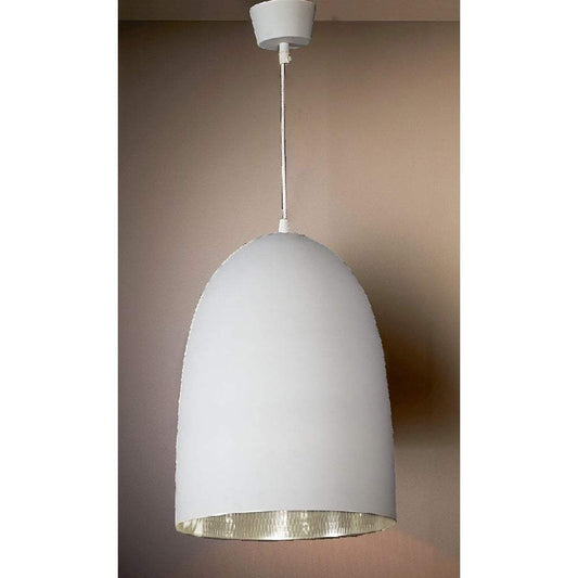 Washington Hanging Lamp White Silver-abc