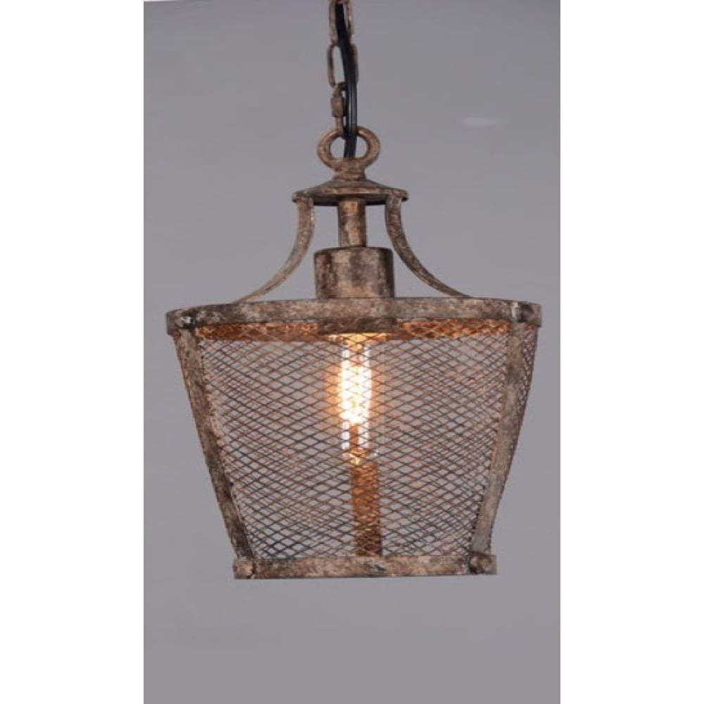 Fabio Medium Hanging Lamp in Rustic-abc