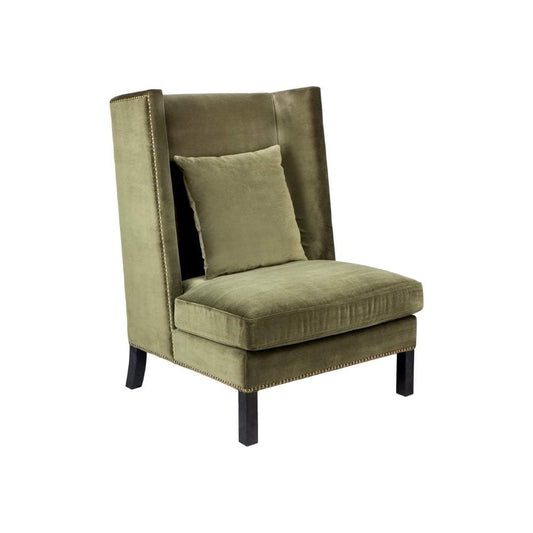 Lourdes Arm Chair - Moss-abc