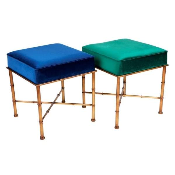 Clara Stool - Emerald Green-abc