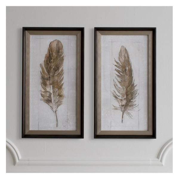 Autumn Feather Set of 2-abc