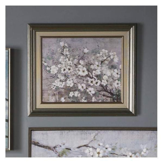 Blue Sakura Framed Art-abc
