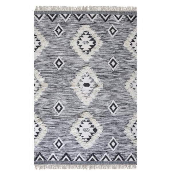 Avia Ivory Black Rug-abc