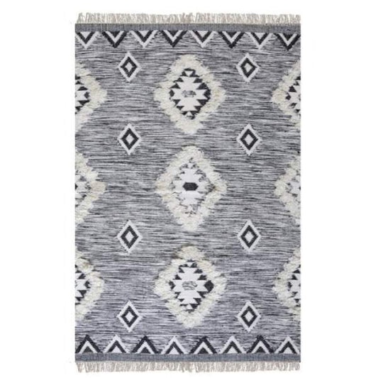Avia Ivory Black Rug-abc