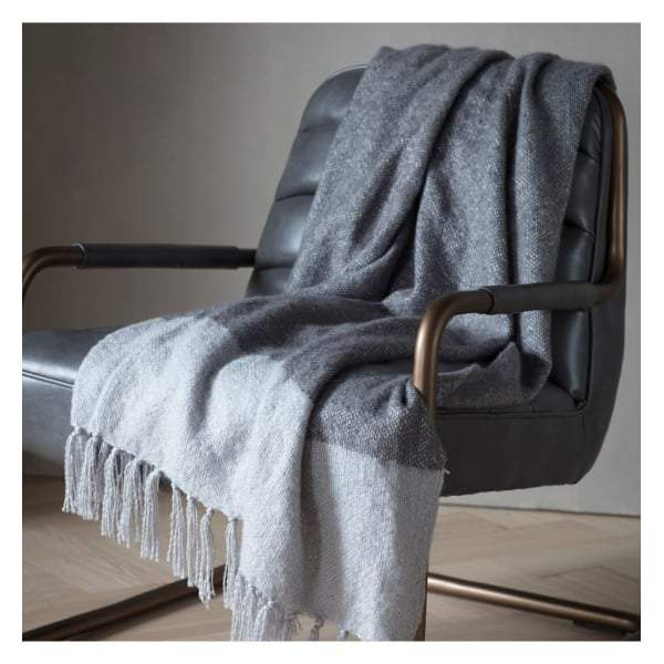 Tonal Mohair Throw Slate & Silver W1300 x H1800mm-abc