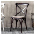 Cameroon Chair Black (2pk) W500 x D500 x H890mm-abc