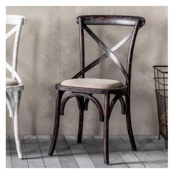 Cameroon Chair Black (2pk) W500 x D500 x H890mm-abc