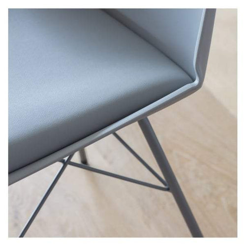 Forli Chair Grey (4pk) W480 x D525 x H835mm-abc