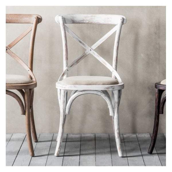 Cameroon Chair White (2pk) W500 x D500 x H890mm-abc