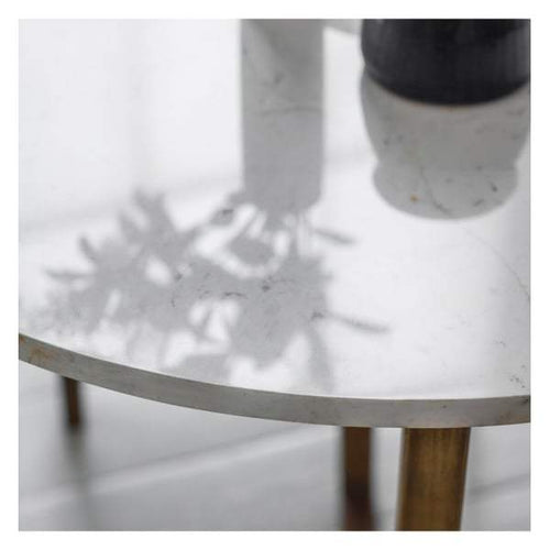 Chester Round Dining Table Marble W900 x D900 x H750mm-abc