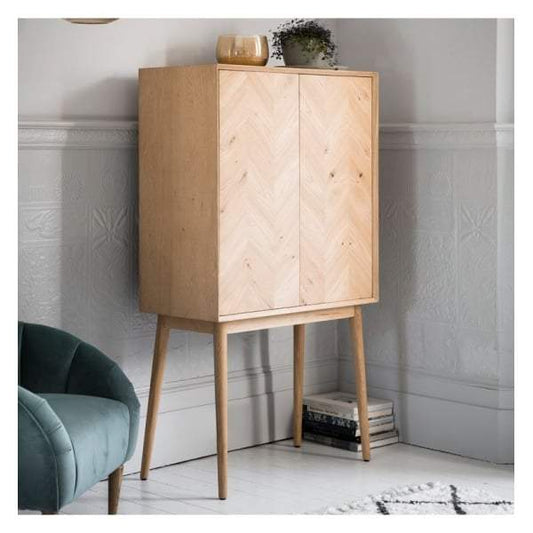 Madina 2 Door Cocktail Cabinet-abc