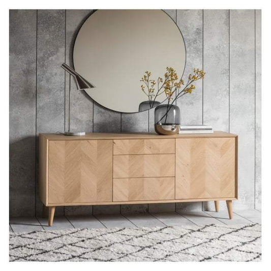 Madina 2 Door / 3 Drawer Sideboard W1600 x D450 x H700mm-abc