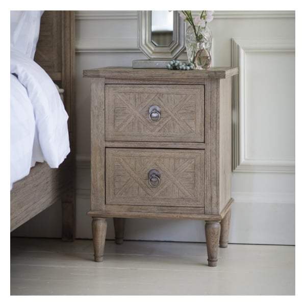 Makassar 2 Drawer Bedside Table-abc