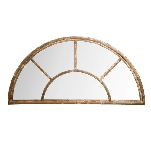 Mirror Antique Finish Half Moon-abc