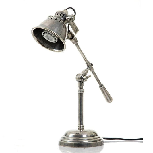 Newcastle Table Lamp Antique Silver-abc
