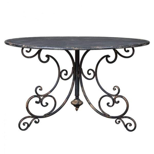 Juliette Scroll Leg Table 120x120x73-abc