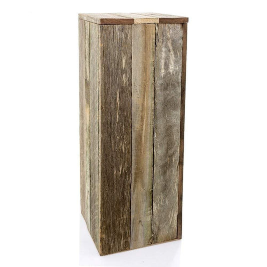 Timber Plinth 70x26x26cm - Nat (M)-abc