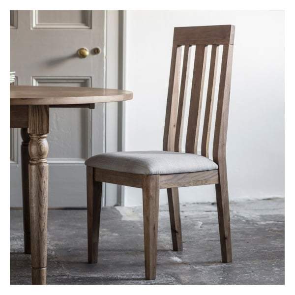 Cookham Dining Chair Oak W460 x D510 x H1020mm-abc