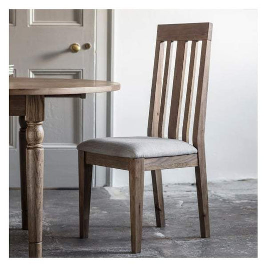 Cookham Dining Chair Oak W460 x D510 x H1020mm-abc