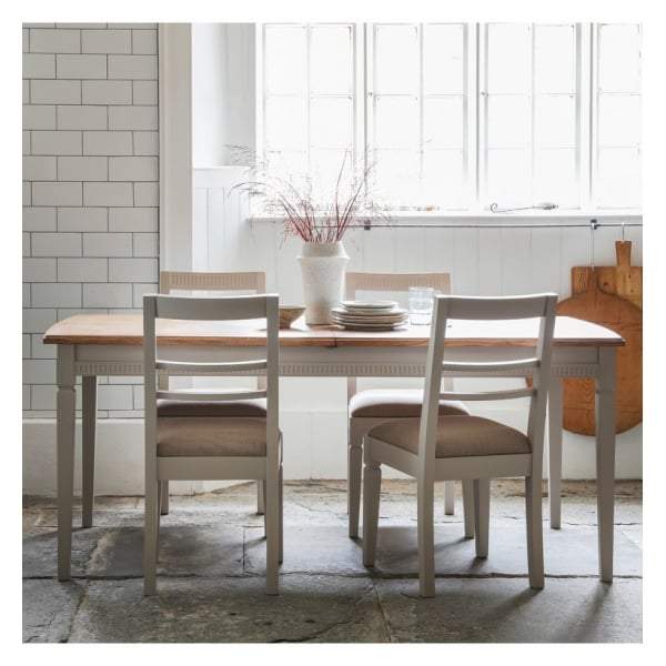 Bronte Extending Dining Table Taupe W1860 x D900 x H760mm-abc
