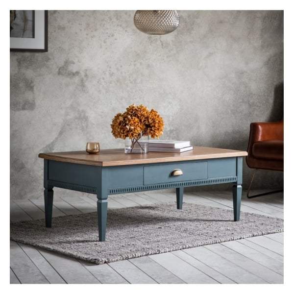 Banja 1 Drawer Coffee Table Storm W1200 x D650 x H450mm-abc