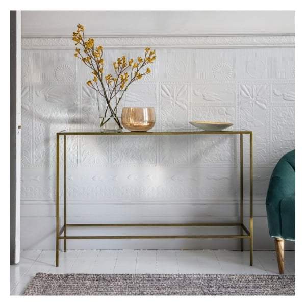 Rothbury Console Table Bronze W1100 x D350 x H760mm-abc