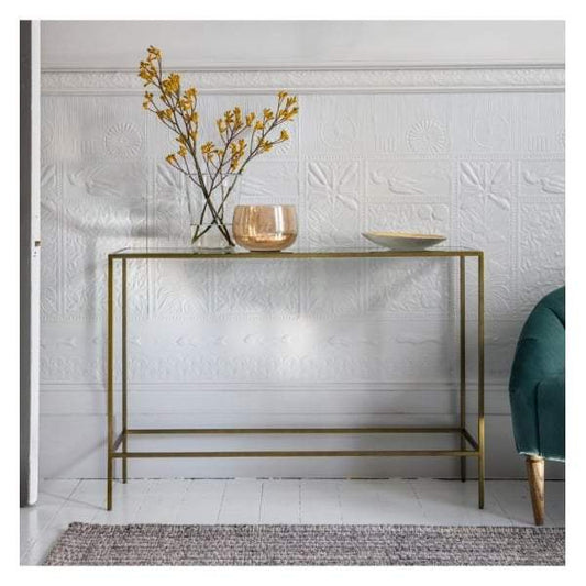 Rothbury Console Table Bronze W1100 x D350 x H760mm-abc
