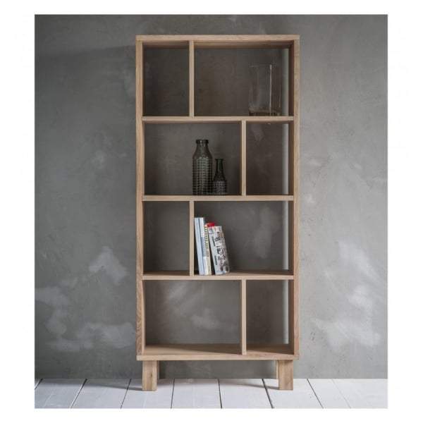 Kalar Solid Oak Display Unit-abc