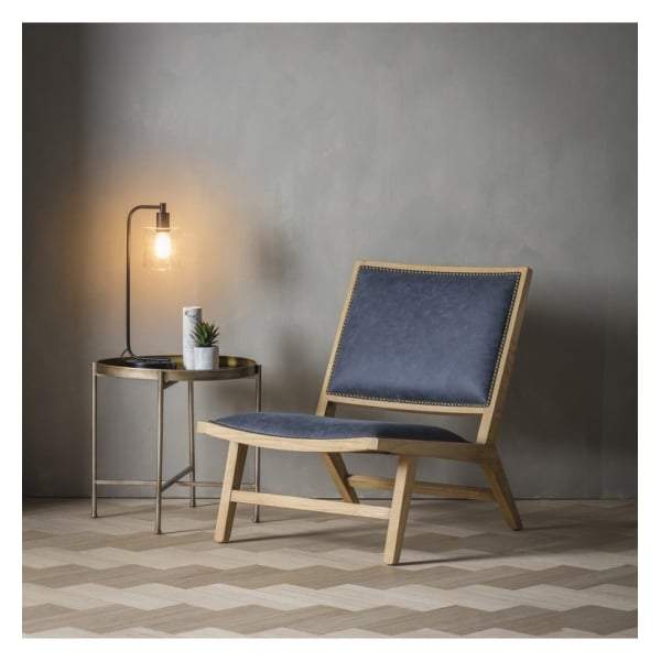 Cartago Denim Fabric Chair W640 x D800 x H820mm-abc