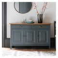 Banja 3 Door / 2 Drawer Sideboard Storm W1350 x D450 x H850mm-abc
