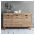 Kalar Sideboard 3 Doors 3 Drawers W1400 x D495 x H800mm-abc