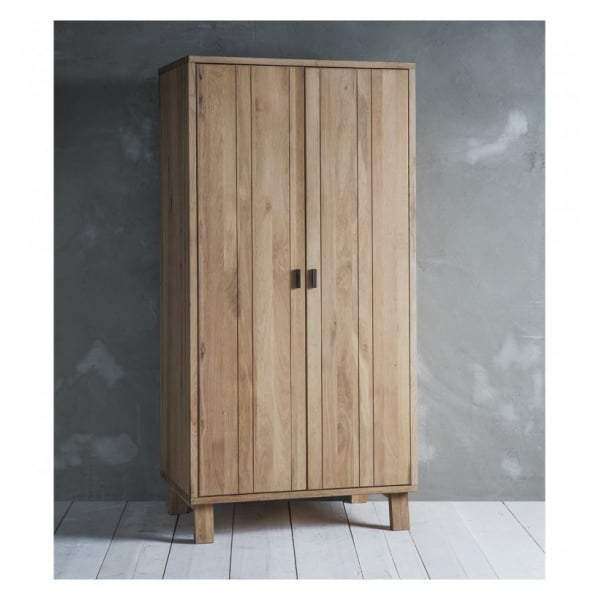 Kalar Solid Oak Wardrobe-abc