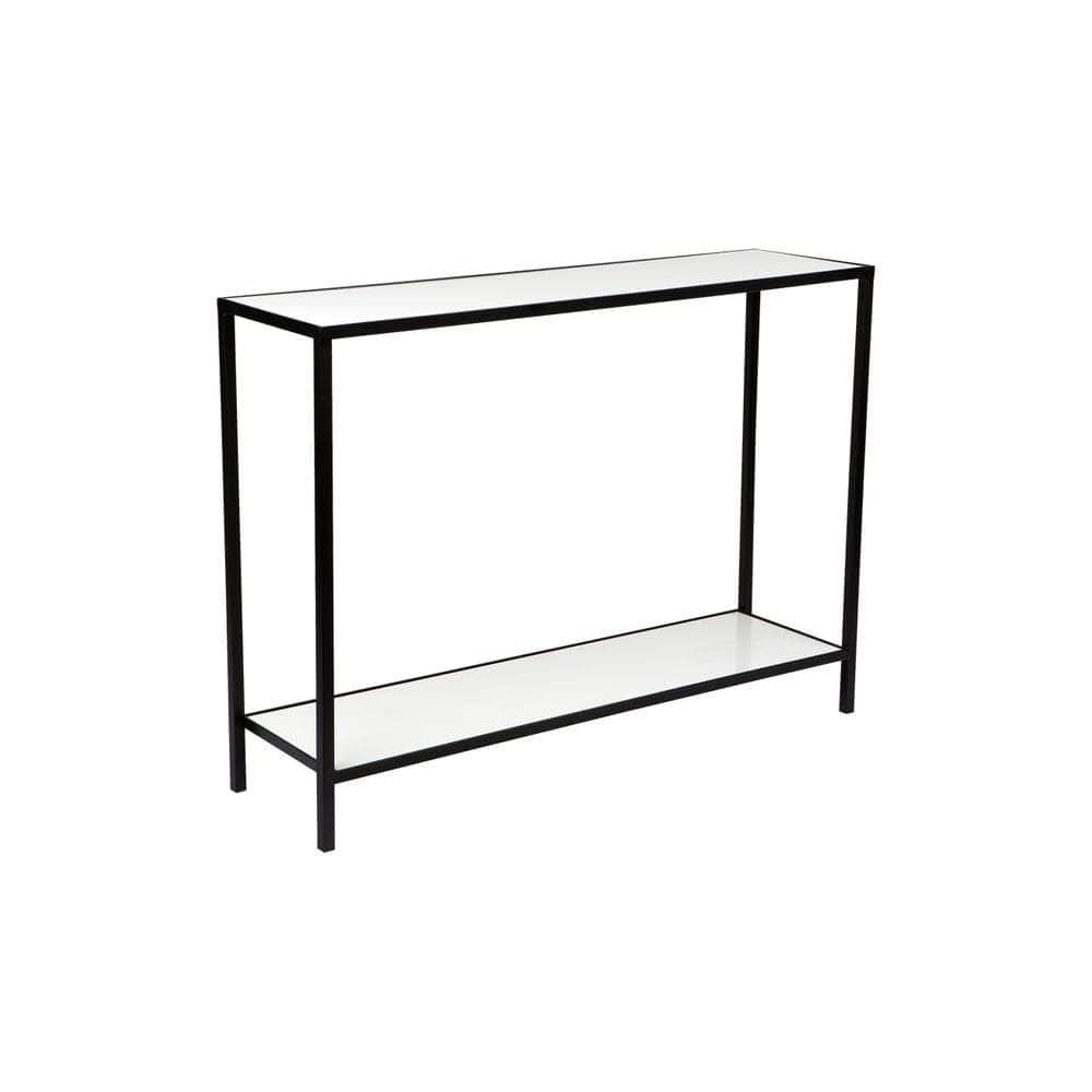 Cocktail Console Table - White-abc