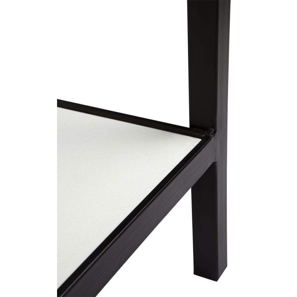 Cocktail Console Table - White-abc