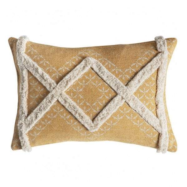 Gringo Tufted Cushion Ochre-abc