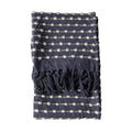 Julio Loop Throw Black/Cream-abc