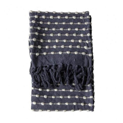 Julio Loop Throw Black/Cream-abc