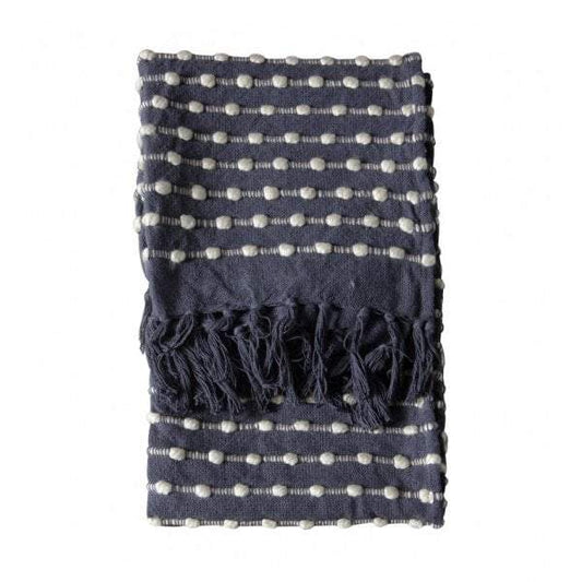 Julio Loop Throw Black/Cream-abc