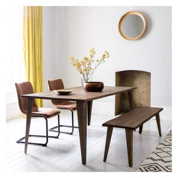 Fresno Dining Table Oak-abc