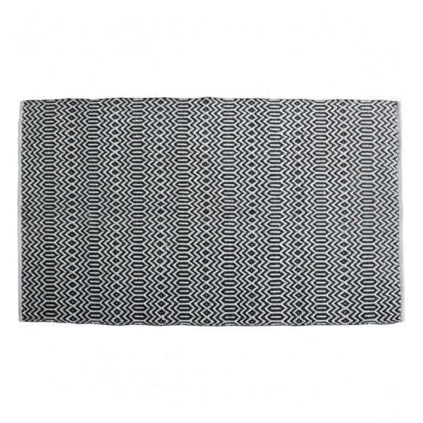 Cameta Rug Black & Cream-abc