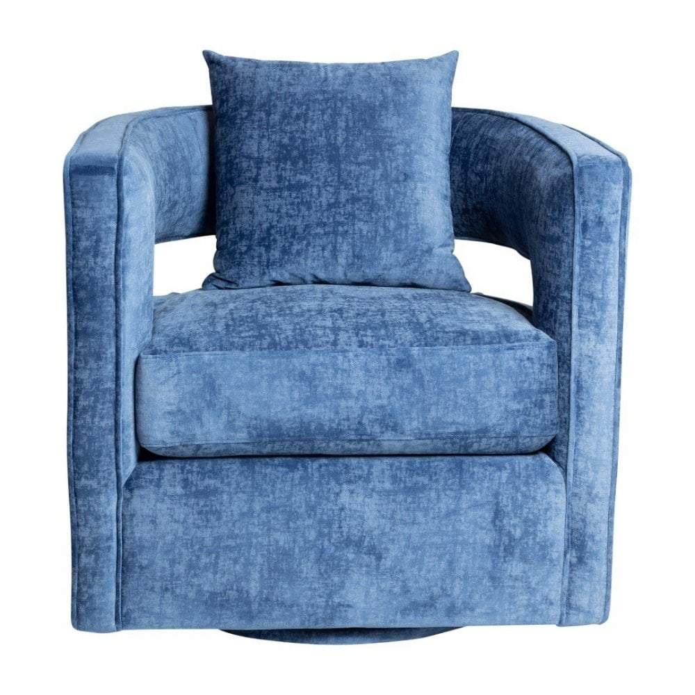 Rhonda Swivel Chair Crushed Blue-abc