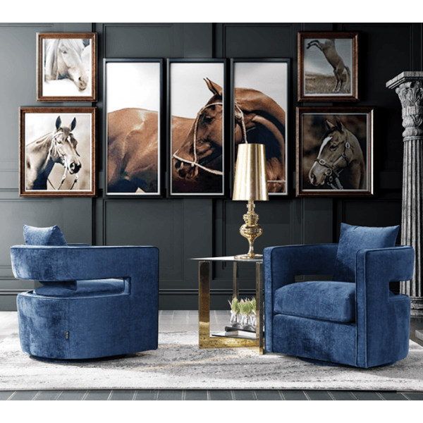 Rhonda Swivel Chair Crushed Blue-abc