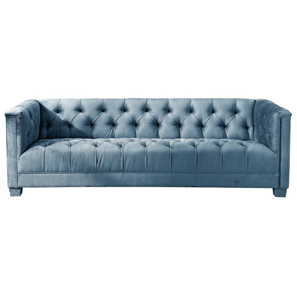 Luxor 3 Seater Sofa Teal-abc